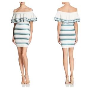 New ~ ENDLESS LOVE ~ Off-the-Shoulder Fitted Knit Dress ~ Bodycon ~ sz M~